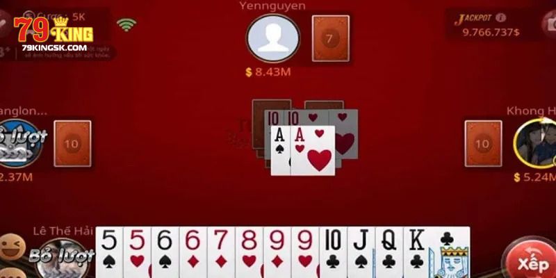 Chơi tiến lên miền nam là cuộc đấu trí đầy kịch tính của 4 game thủ