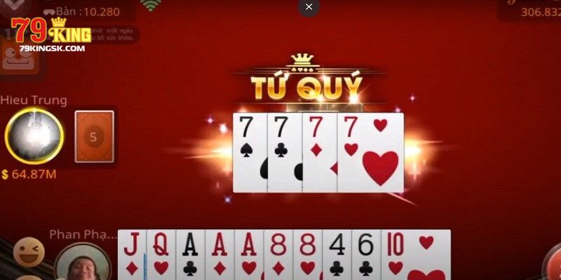 Tứ quý có thể chặt chồng 2 con heo