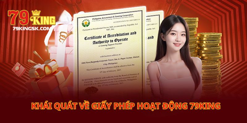 Tìm hiểu về giấy phép hoạt động 79king